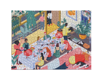 Our Happy Place 500 Piece Art Jigsaw Puzzle for Adults Puzzle Tube Tote Bag Jigsaw Puzzle Gift For Her