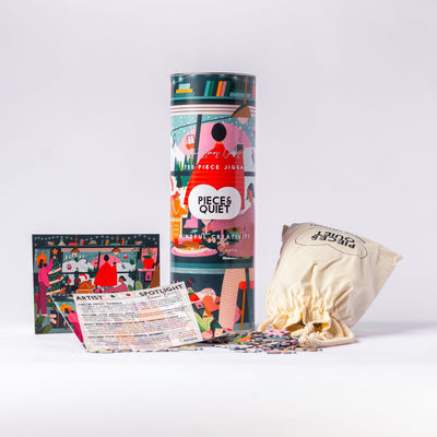 Christmas Chaos 1000 750 Piece Art Jigsaw Puzzle for Adults Puzzle Tube Tote Bag Jigsaw Puzzle Close Up Gift For Her