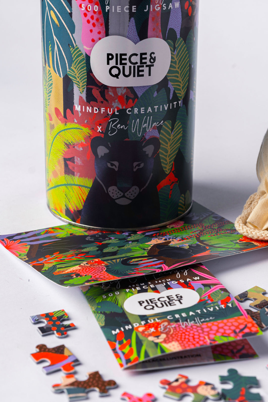 tree13 Sound round wm51レコードアートピース コレクション Big Cat Energy - Art Jigsaw Puzzle – Piece and Quiet Puzzles