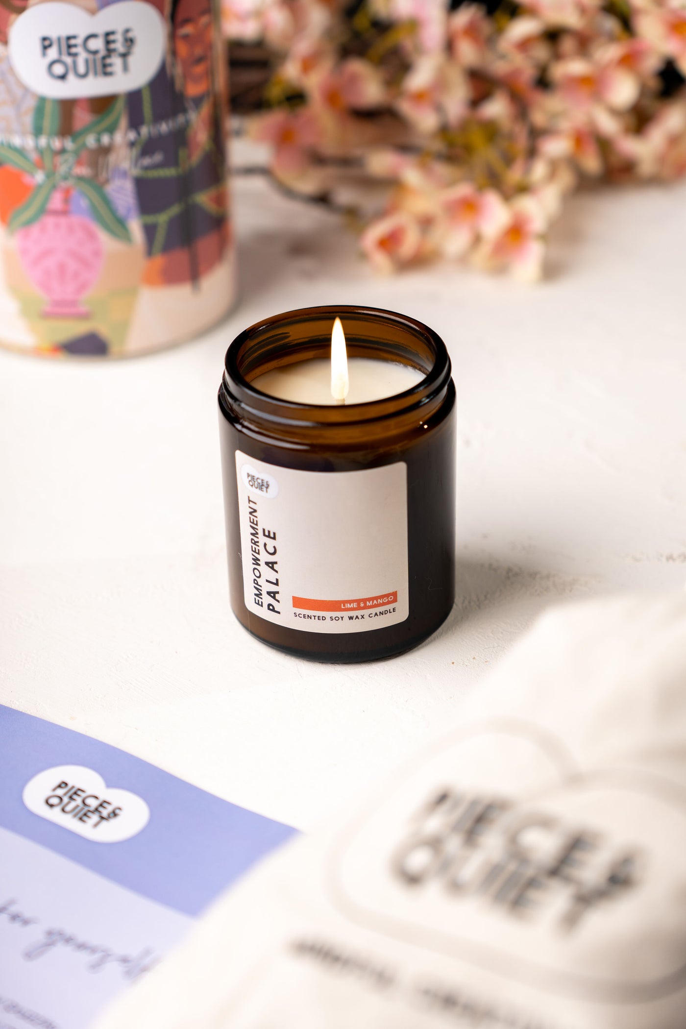 Empowerment Palace - Lime & Mango Vegan Soy Wax Scented Candle - 150ml
