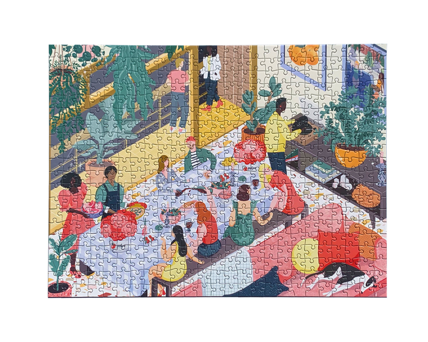 Our Happy Place 500 Piece Art Jigsaw Puzzle for Adults Puzzle Tube Tote Bag Jigsaw Puzzle Gift For Her